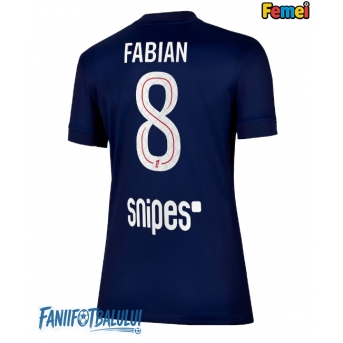 Paris Saint-Germain Fabian Ruiz #8 Tricou Fotbal Replică 2025-26 Femei Acasa